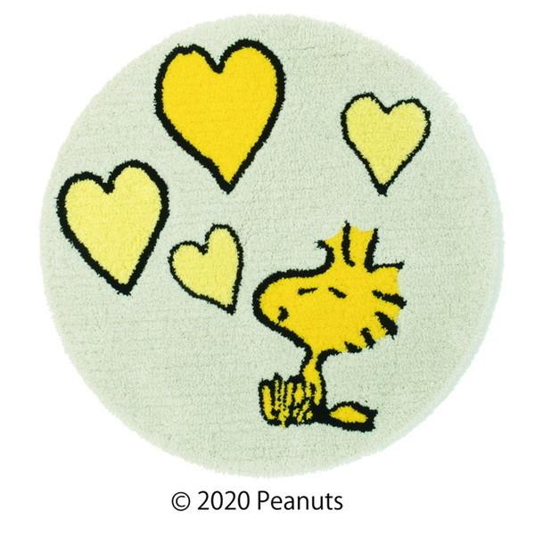 スミノエ 14300559 マット イエロー 65×65cm PEANUTS スヌーピー ウッドストックラブ 14300559 メーカー直送