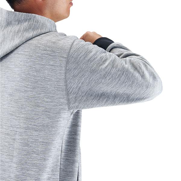 ZETT ゼット 野球ウエア HEAT-Z 裏起毛スウェットパーカー グレー 2XO BOS311 1500 ゼット（ZETT） 野球ウエア HEAT-Z 裏起毛スウェットパーカー グレー