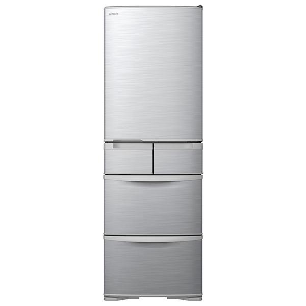 日立（HITACHI） 冷蔵庫 二人暮らし 401L 右開き 大容量 シルバー R