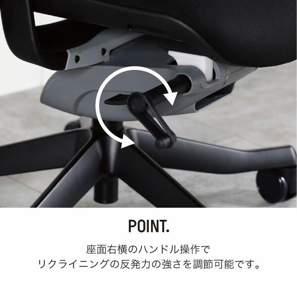 関家具 WAU LB GY 475491 グレー オフィスチェア メーカー直送_5
