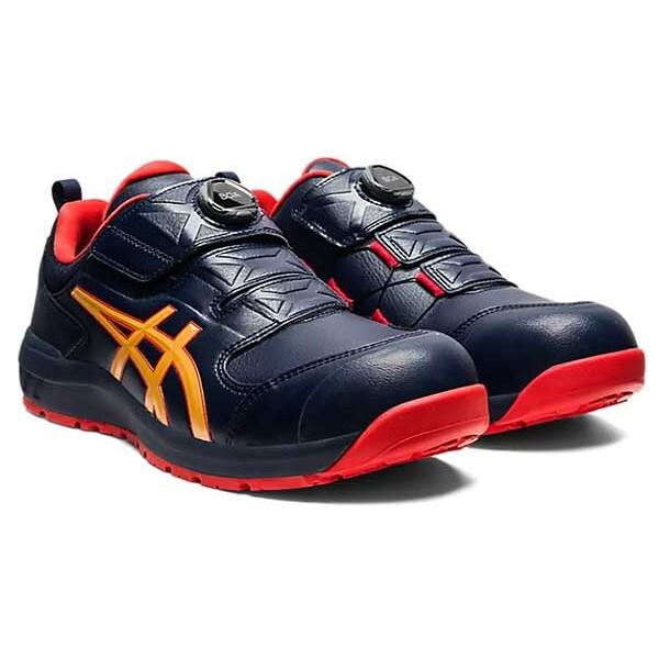 アシックス 安全靴 CP307 Boa ミッドナイト×ピュアゴールド ASICS（アシックス） 安全靴 ウィンジョブCP307 BOA ミッドナイト