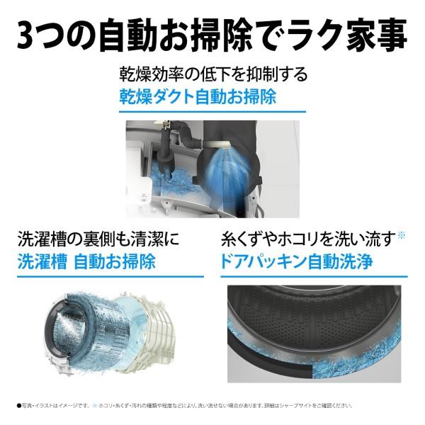 SHARP（シャープ） 洗濯機 ドラム式 11kg ドラム式洗濯乾燥機 ES-K11C