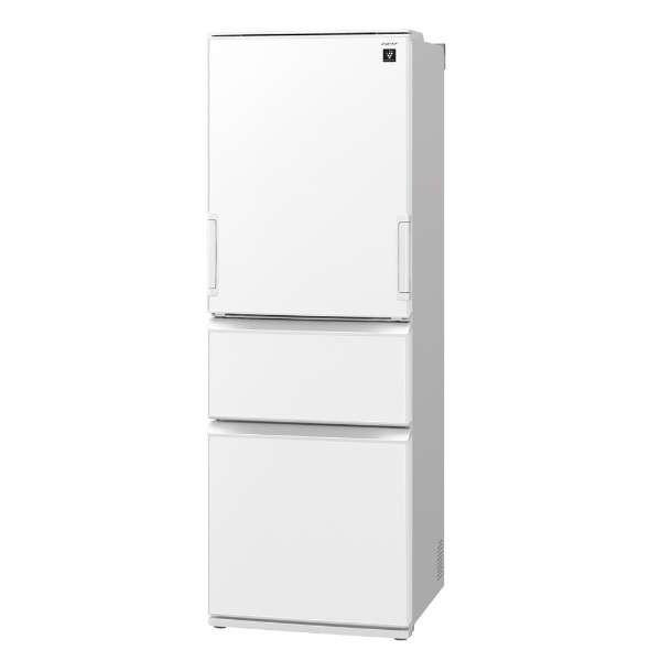 SHARP（シャープ） 冷蔵庫 一人暮らし 二人暮らし 374L SJ-PW37P-W 
