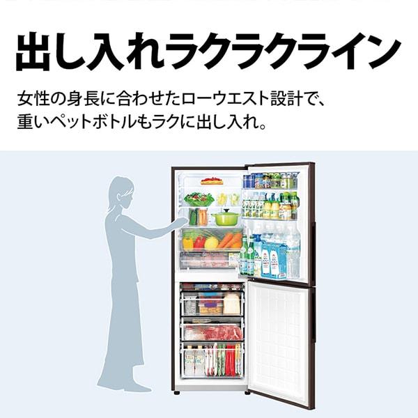 SHARP（シャープ） 冷蔵庫 一人暮らし 二人暮らし 280L 右開き 大容量 