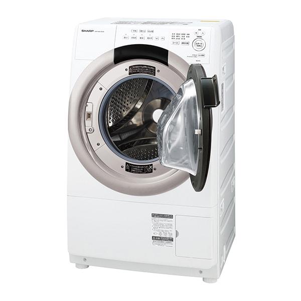 SHARP（シャープ） 洗濯機 ドラム式 7kg ドラム式洗濯乾燥機 ES-S7K-CR 