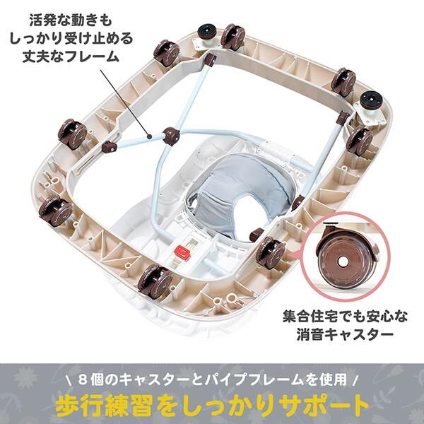 JTC てくてくウォーカーブラウン 歩行器 (7ヶ月〜15ヶ月頃まで) 保証期間：1年の画像
