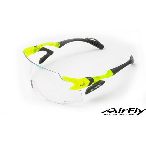 [ AirFly / エアフライ ] AirFly AF301C31BK スポーツサングラス チョウコウ(ネオンイエロー)