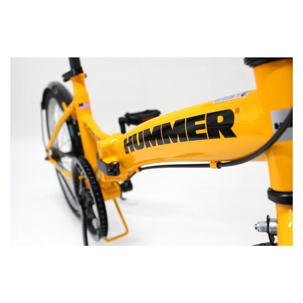 ミムゴ HUMMER MG-HM20N-YE ノーパンク20インチ折畳自転車YE イエロー