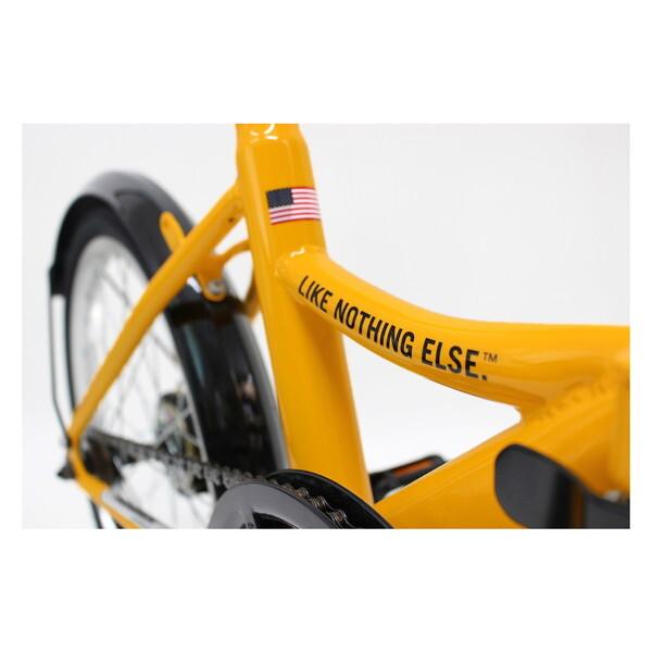ミムゴ HUMMER MG-HM20N-YE ノーパンク20インチ折畳自転車YE イエロー