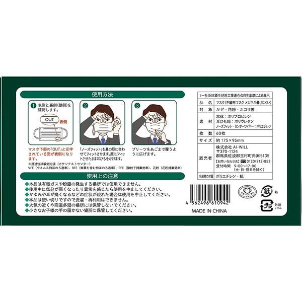 マヒナ「微弱電流コントローラー」&プレミアム　ダブルカレントマスク2箱　新品 AI-WILL メガネが曇りにくいマスク ダブルワイヤー 60枚入 大人用