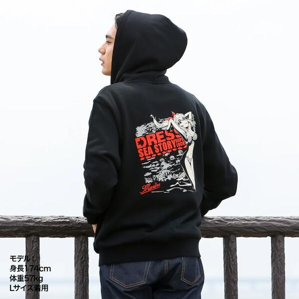 dress 海物語　マリンちゃん　パーカーS〜Lあり DRESS（釣り） DRESS DRESSx海物語 マリンちゃんジップアップ