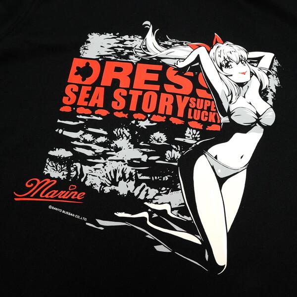 dress 海物語　マリンちゃん　パーカーS〜Lあり DRESS（釣り） DRESS DRESSx海物語 マリンちゃんジップアップ