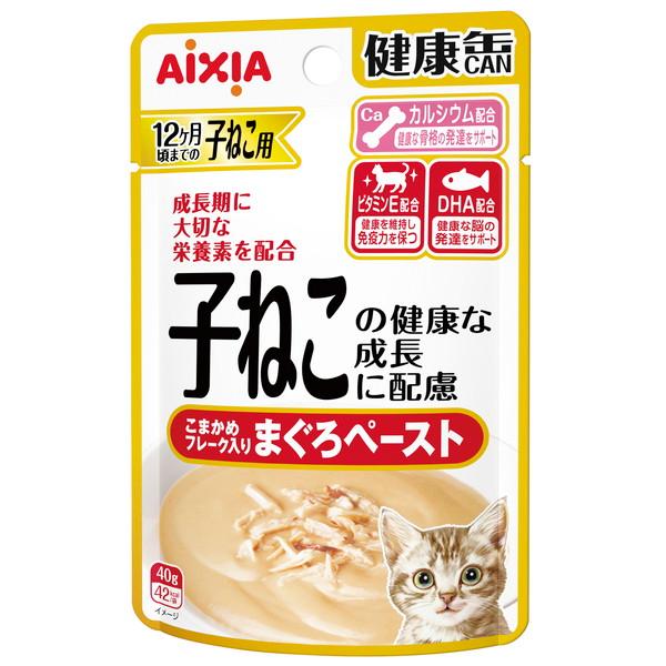 アイシア（AIXIA） 子猫のための健康缶パウチまぐろペースト40g : 総合