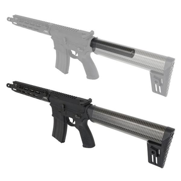 LayLax フィクスドストックアダプターLancer system CARBONFIBER STOCK