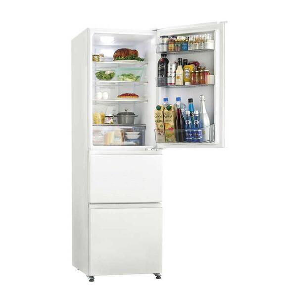 Haier 3ドア 冷蔵庫 大型 335L 2024年製 KR0206 Haier JR-CVM34C-H 冷蔵庫 3ドア 右開き 335L ギャラクシーグレー