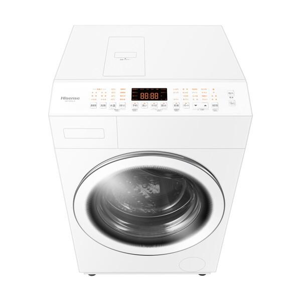 洗濯機 ドラム式 12kg ドラム式洗濯乾燥機 ハイセンス HWF-D120XL-W ホワイト 洗濯機12kg 乾燥機6kg 左開き Hisense 新生活 エクプラ特選 | ハイセンス | 14
