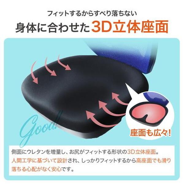 Netforce CRH-1TA-W-NV ネイビー CORE ハイチェア T肘付き メーカー直送_1