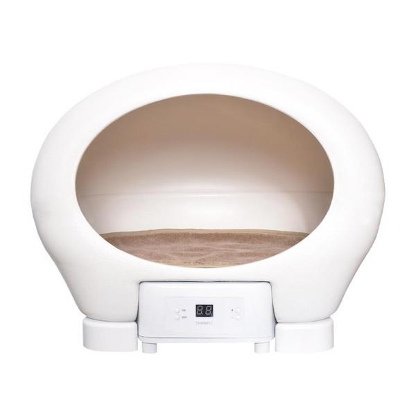 サンコー アニマルカプセルホテル ニュースキャスター TBS ペットハウス 冷温ヒーター付き ペット 暖房 ドーム型 冬用 夏用 室内 オシャレ THANKO BRPPH21W