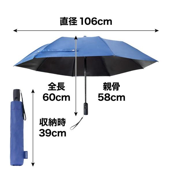 ファンで涼む新しい日傘「折りたたみファンブレラ」 FDFAUBHNV THANKO｜sake-premoa｜07