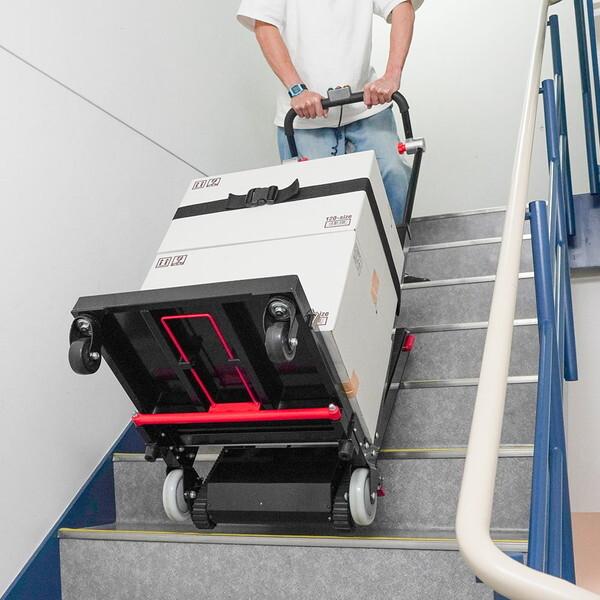THANKO サンコー 折り畳み電動階段のぼれる台車 ハンドル可変タイプ