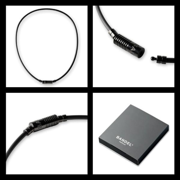 BANDEL バンデル Neutral All Black 52cm 456373 磁気ネックレス