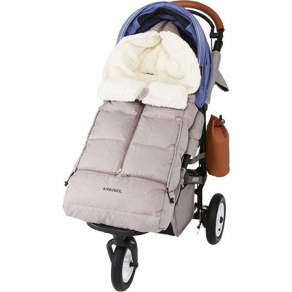 AIRBUGGY フットマフ 2個セット ベージュウッド AIRBUGGY フットマフ 2個セット ベージュウッド エアバギーフットマフ