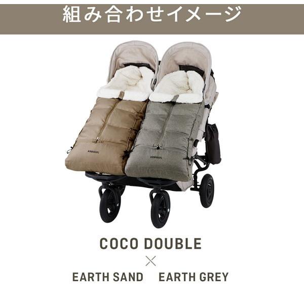 AIRBUGGY フットマフ 2個セット ベージュウッド エアバギーフットマフ ベージュウッド 2つ