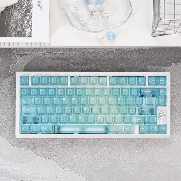 Chilkey ck-slice75-he-white-flux ホワイト Slice75 HE ゲーミング