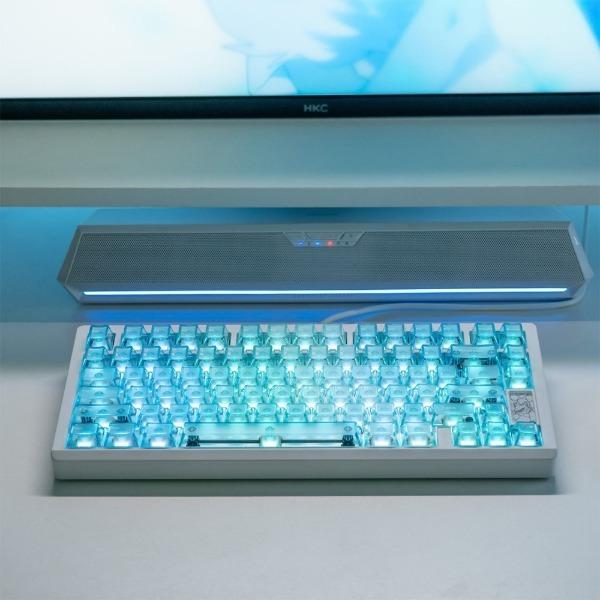 Chilkey ck-slice75-he-white-flux ホワイト Slice75 HE ゲーミング