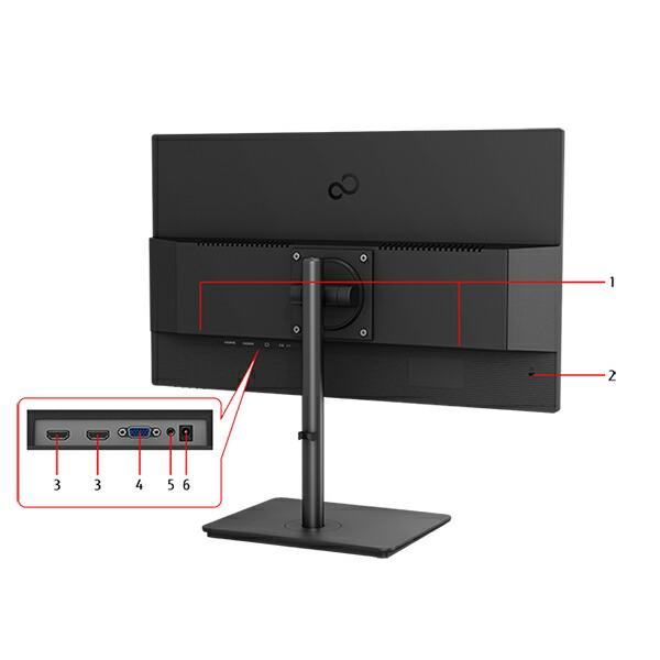 液晶ディスプレイ 富士通 FUJITSU VTF27011BT ブラック 27型 