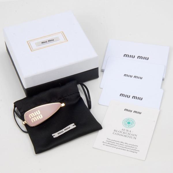 miu miu（ミュウミュウ） 【並行輸入品】 ヘアクリップ ピンク 5IF147