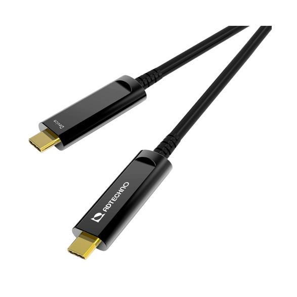 ADTECHNO AUN-5M2-005 10Gbps対応 光ファイバUSBケーブル C-C (5m) メーカー直送