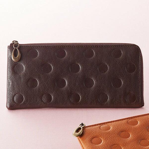 チョコ MY19112 姫路レザー牛革L字ファスナー長財布 : 総合通販