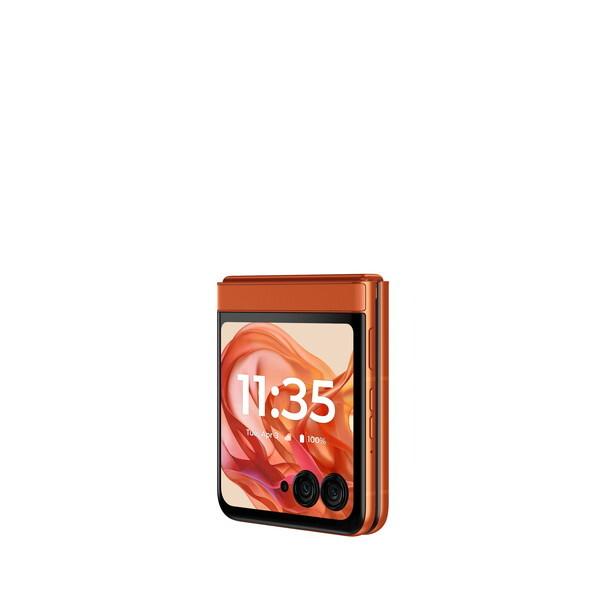 Motorola razr 50 スプリッツオレンジ　折りたたみ式スマホ motorola razr 50（12GB/512GB） - スプリッツオレンジ（SIM