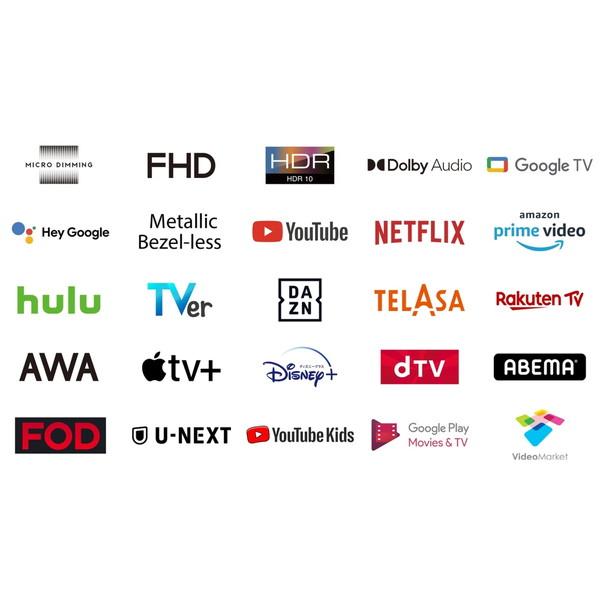 TCL 再生品 テレビ 40型 TCL FHD スマートテレビ GoogleTV 液晶テレビ