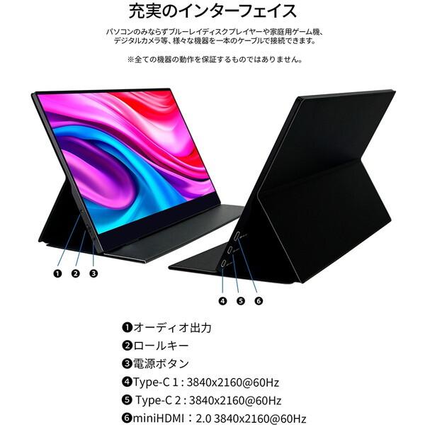 JAPANNEXT（ジャパンネクスト） JAPANNEXT JN-MD-IPS1563UHDR-T 液晶