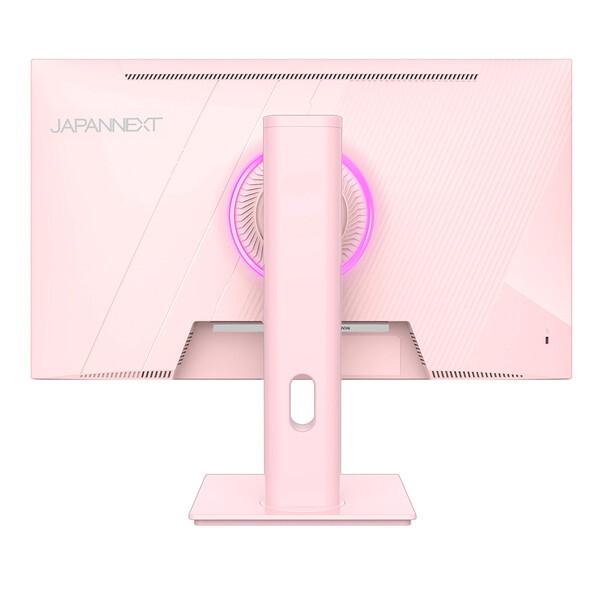 ピンクのボディがかわいい　JAPANNEXT社のゲーミングモニター 23.8 JAPANNEXT JN-IPS238G165F-HSP-PK ピンク 23.8型 ゲーミングモニター