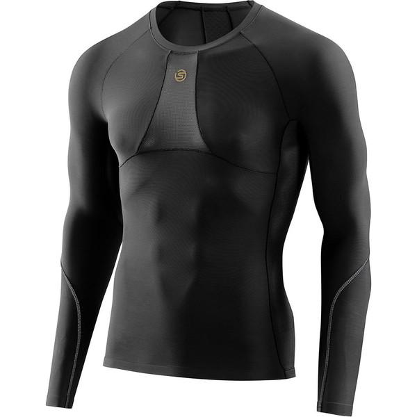 SKINS スキンズ メンズ コンプレッションウエア SERIES-5 トップロングスリーブ ブラック L 18121510 019 SKINS（スキンズ） メンズ コンプレッションウエア SERIES-5 トップ