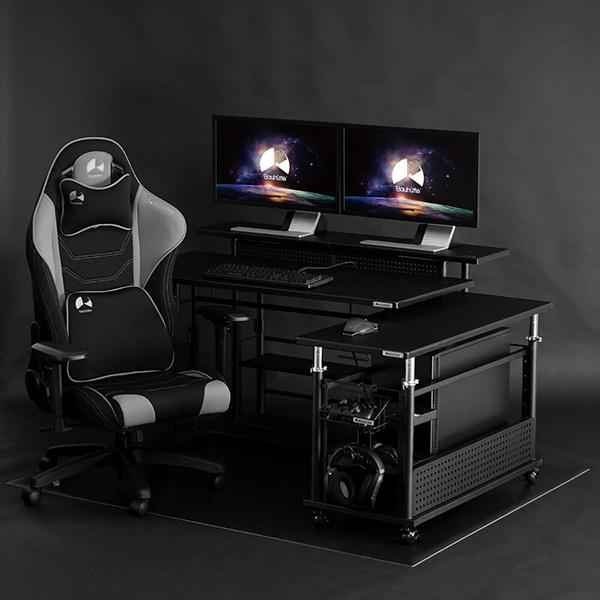 Bauhutte（バウヒュッテ） デスク BHD-1000HL-BK 昇降式L字デスクHD