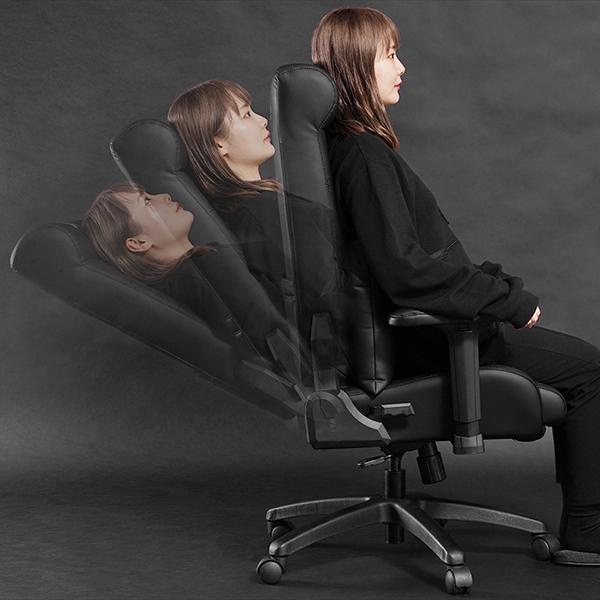 Bauhutte バウヒュッテ ゲーミングチェア G-370PU-BK ゲーミングソファ