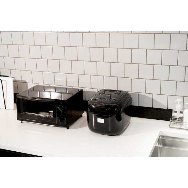 炊飯器 5.5合炊き 一人暮らし用 ハヌ ライカベル IH HN-10FT(K