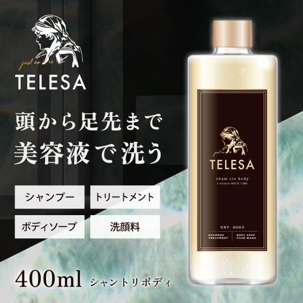 TELESA シャントリボディ 400ml シャンプー トリートメント ボディソープ フェイスウォッシュ 洗顔 シャントリ Nontitle テレサ（Yahoo!・総合通販PREMOA Yahoo!店）