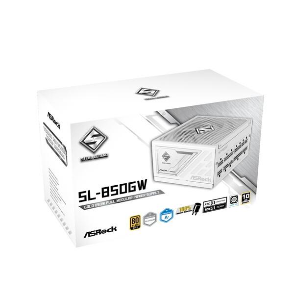 ASRock（アスロック） ASRock SL-850GW ホワイト Steel Legend 電源