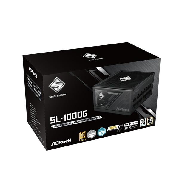 ASRock Steel Legend SL-1000G 電源ユニット 未開封品 ASRock（アスロック） ASRock SL-1000G ブラック Steel Legend 電源