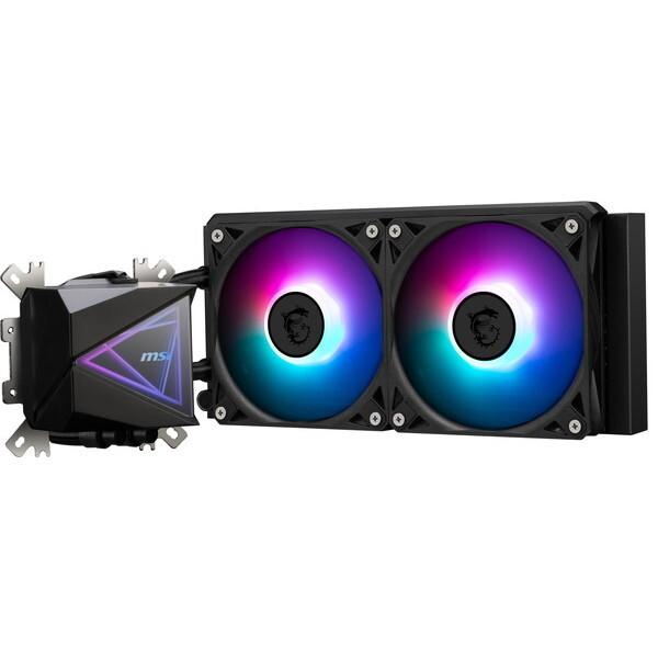 【美品】MSI MPG CORELIQUID D240 簡易水冷CPUクーラー 53749-881-