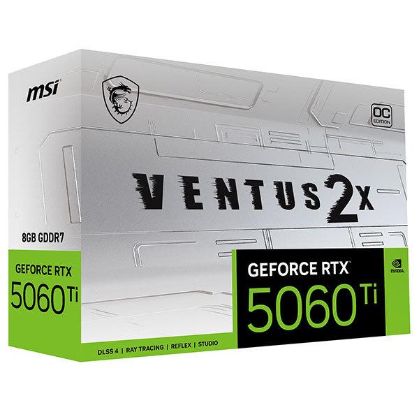 大幅値下げ！【新品•レシート付】RTX5060Ti MSI Ventus(白) MSI MSI GeForce RTX 5060 Ti 8G VENTUS 2X OC WHITE PLUS ホワイト