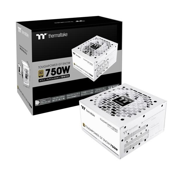 動作確認済 Thermaltake 電源ユニット (750W White) Thermaltake（サーマルテイク） Thermaltake PS-TPT-0750FNFAGJ-W