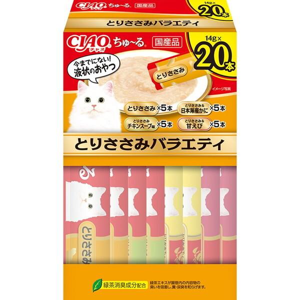 いなばペットフード CIAO ちゅ〜る 20本入り(BOX) とりささみ