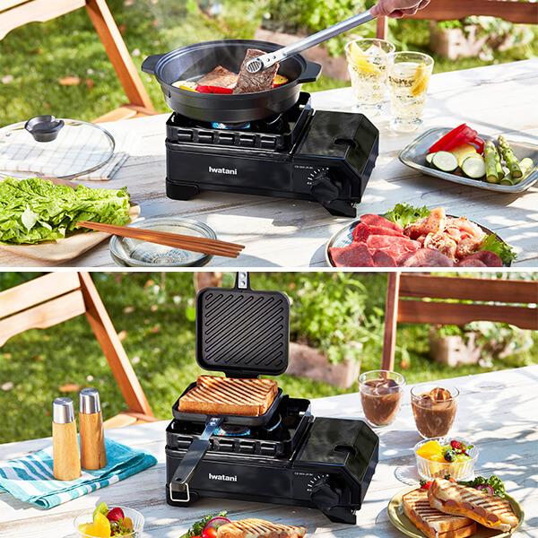 s*s様 イワタニ　タフまるジュニア　アウトドアカセットコンロ 黒 Iwatani カセットコンロ イワタニ タフまるジュニア ブラック CB