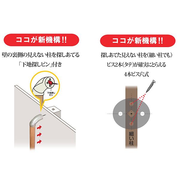 和気産業 P32D80 ぬくもり手すりピン+ : 総合通販PREMOA Yahoo!店
